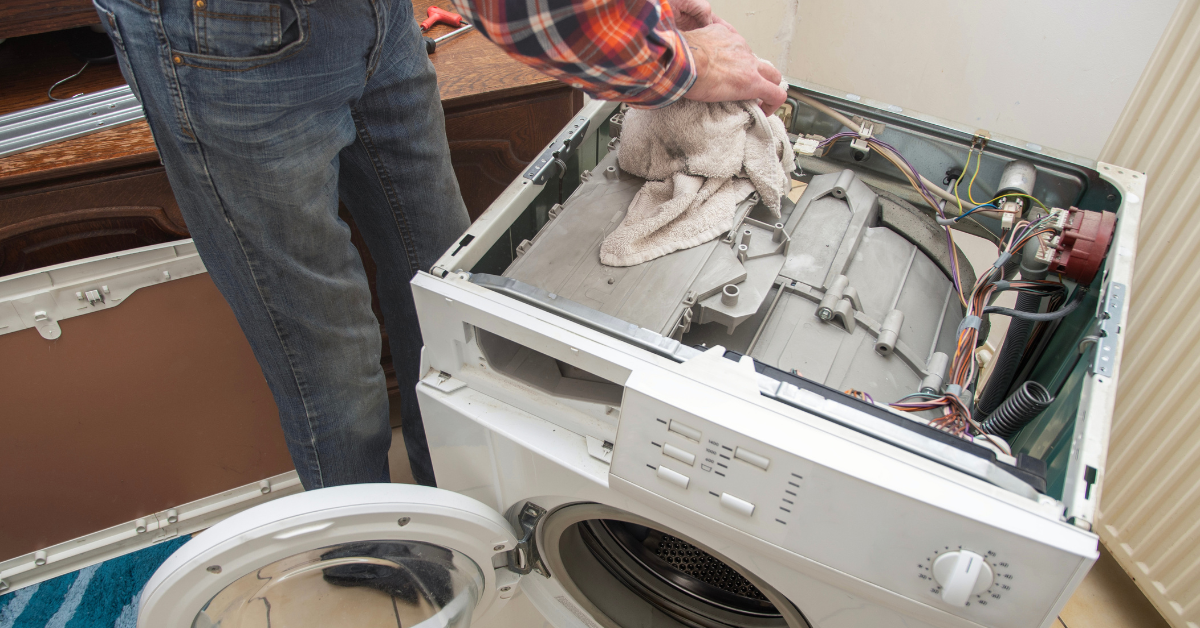Professional appliance repair technician